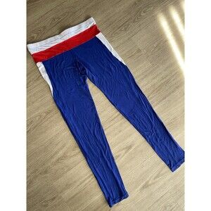 Tommy Dooyao Men’s Leggings Base layer France Blue Active Wear Size L Comfy